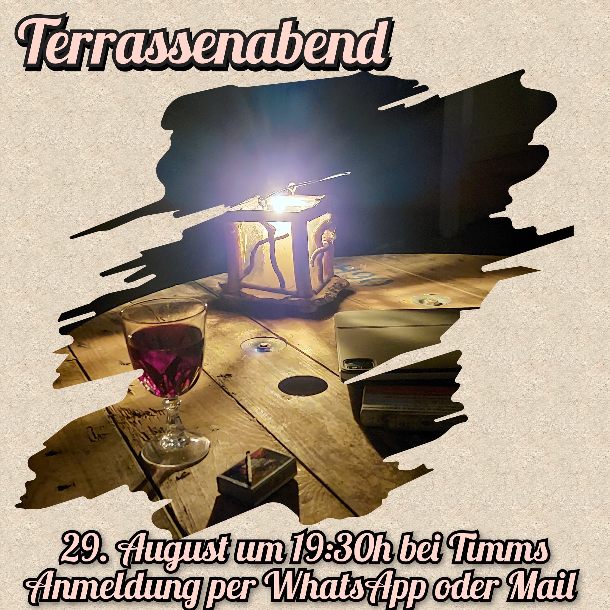 Terrassenabend